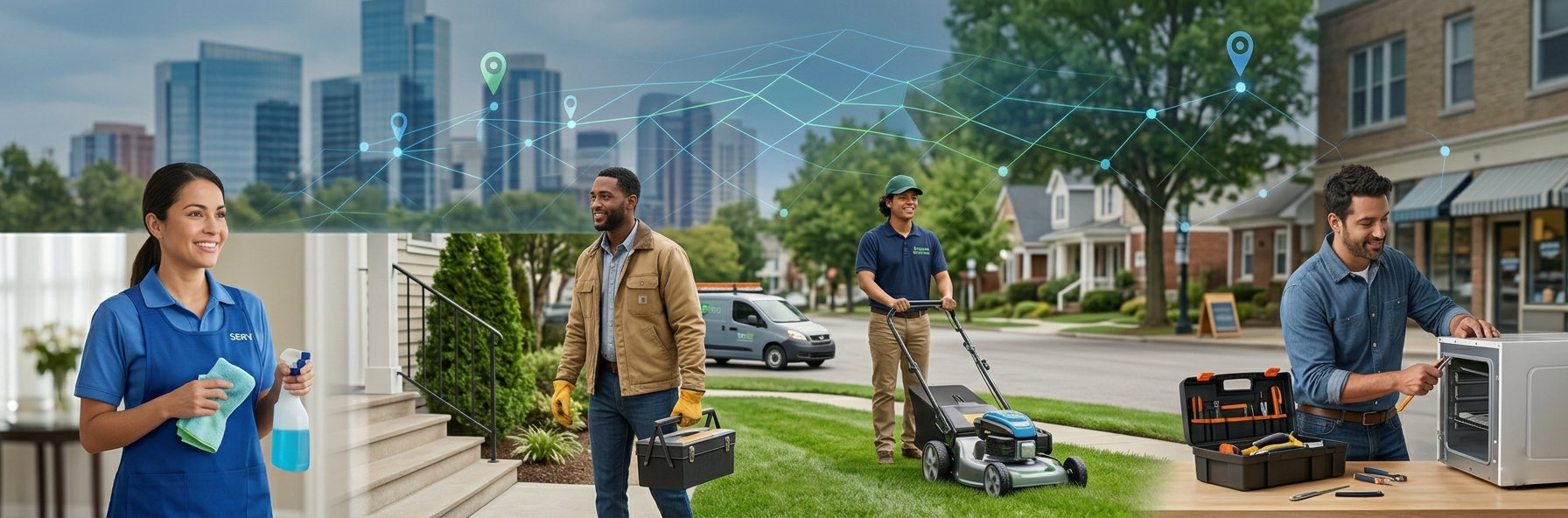 ServiSpot local service providers in Halifax, Nova Scotia - cleaning, moving, lawn care and handyman